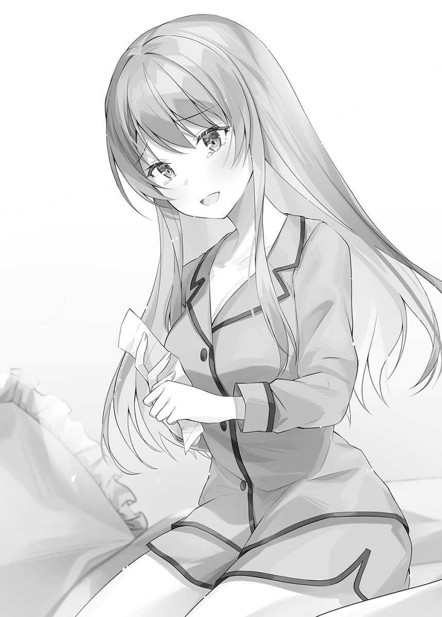 《辣妹因为惩罚游戏才向我这个边缘人告白，但显然是真心爱上我了》4 幕间 结束最后一场约会的两人插图（1）