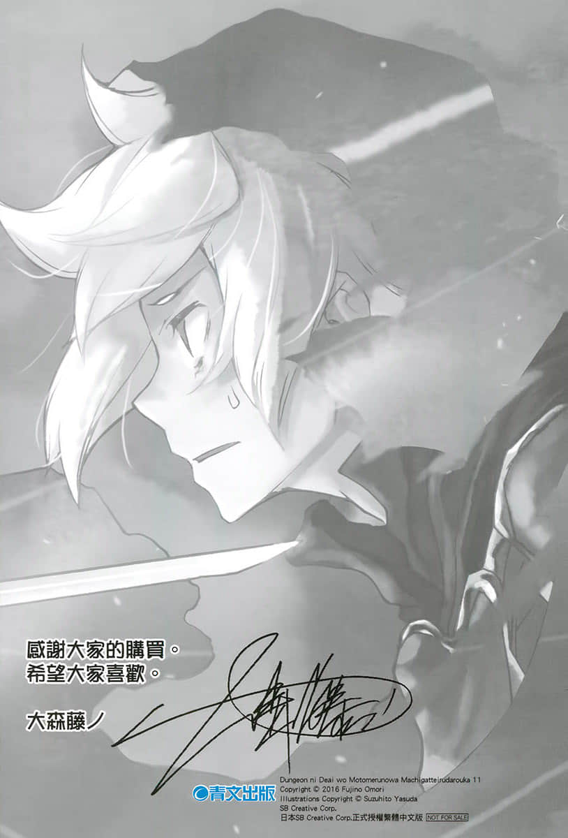 《在地下城尋求邂逅是否搞錯了什麼》11 後記插圖(1)