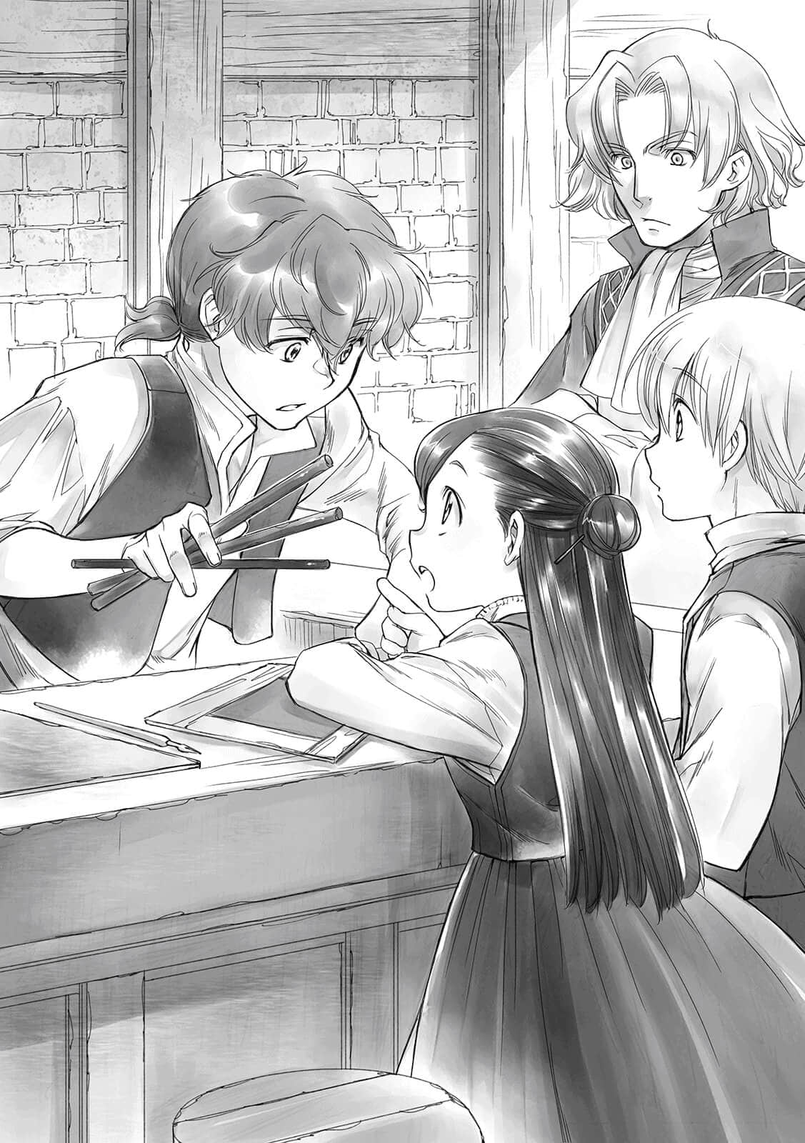 《小书痴的下克上 ～为了成为图书管理员不择手段～》2 神殿的见习女巫Ⅰ 插图（12）