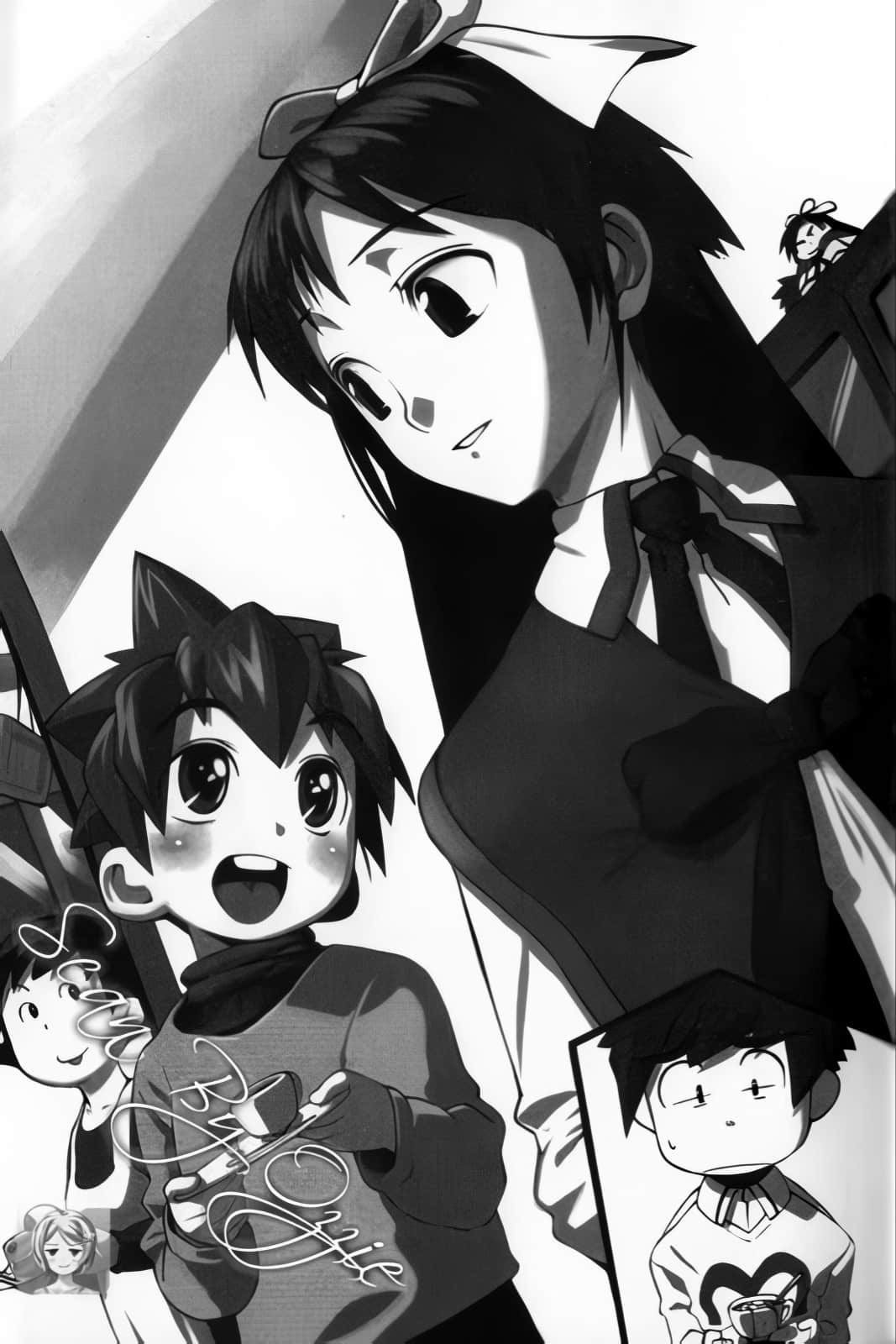《獻上女神的祝福》番外二 BLACK＆WHITE插圖（2）