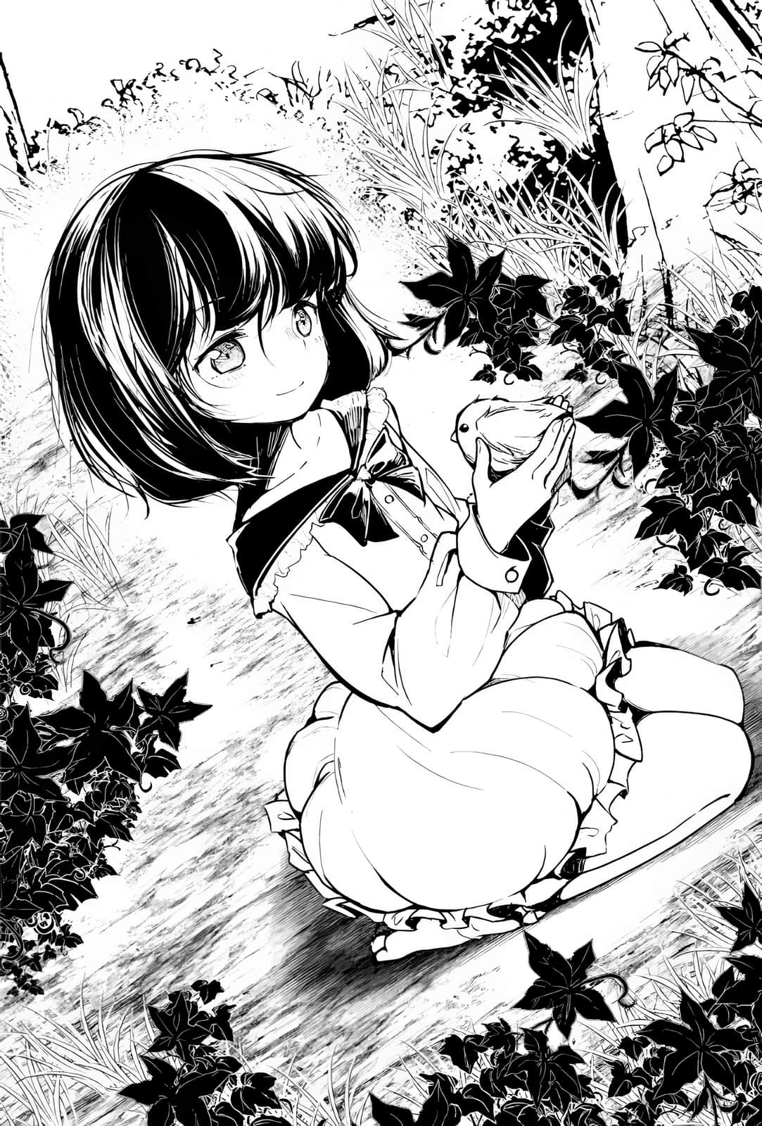 《妳是無法死去的染灰魔女》2 少N的雙手中，依舊一無所有插圖（1）