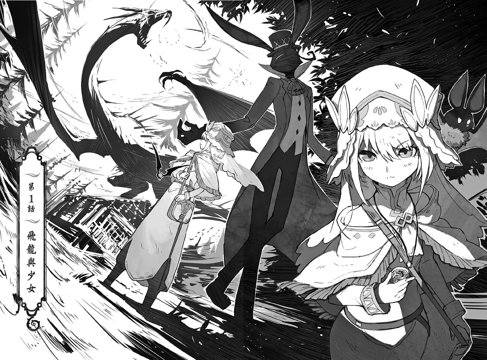 《幻獸調查員》1 第1話 飛龍與少N插圖（1）