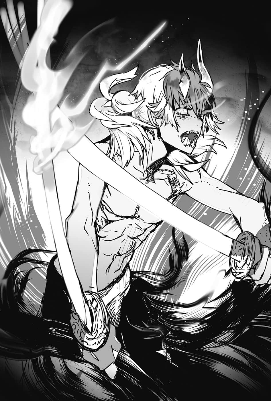 《转生成蜘蛛又怎样！》9 裏鬼1 前任剑帝——雷卡插图（1）