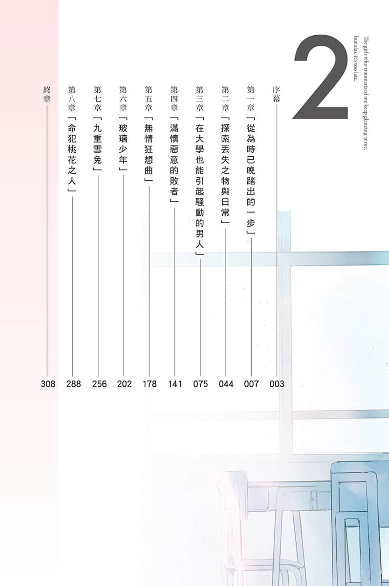 造成我心理陰影的女生們今天也不時偷看我，只可惜爲時已晚小說插圖（24）