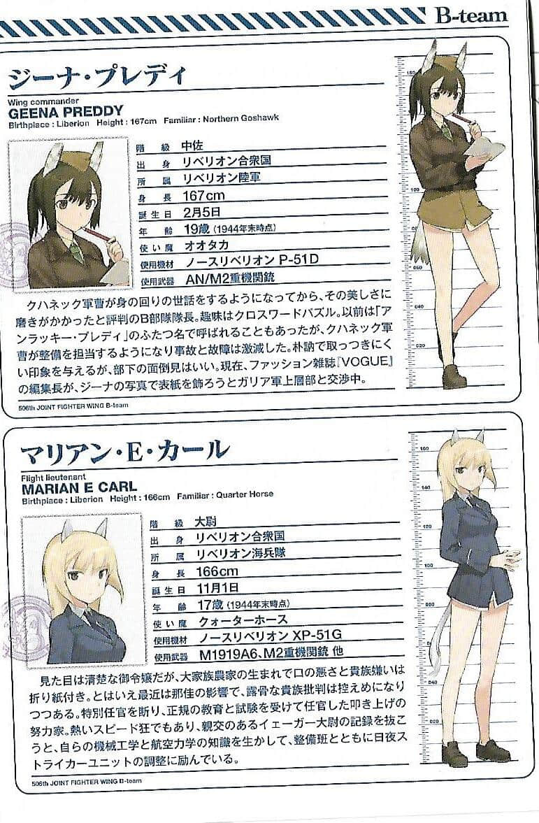 《高贵魔女 第506统合战斗飞行团》5 激斗! 人物介绍插图(3)