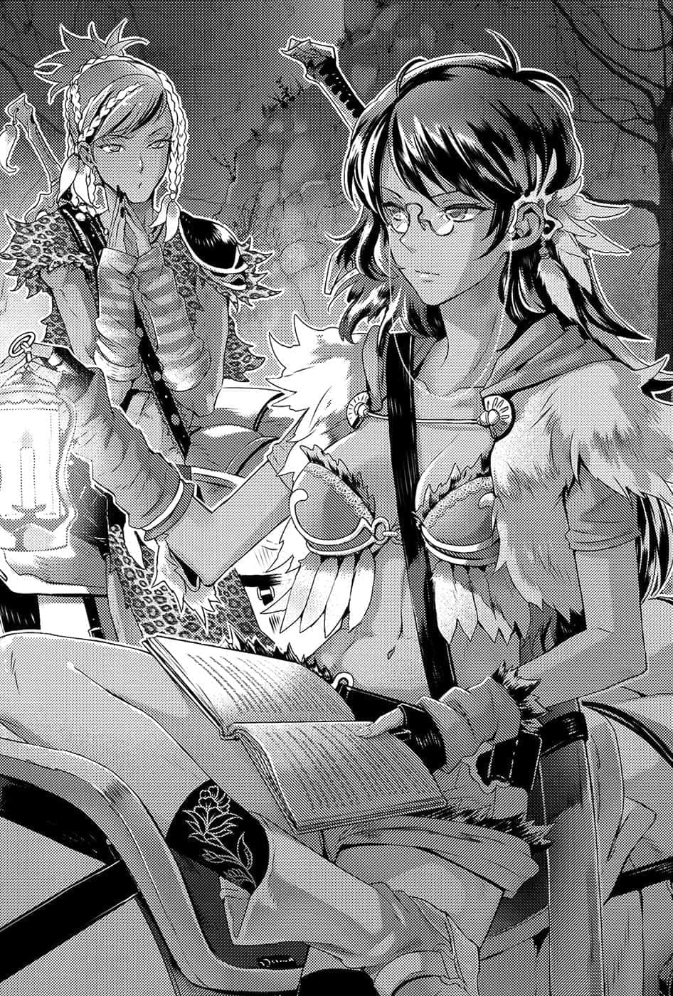 《黑鋼的魔紋修復士》6 第一章 圖書館插圖（2）