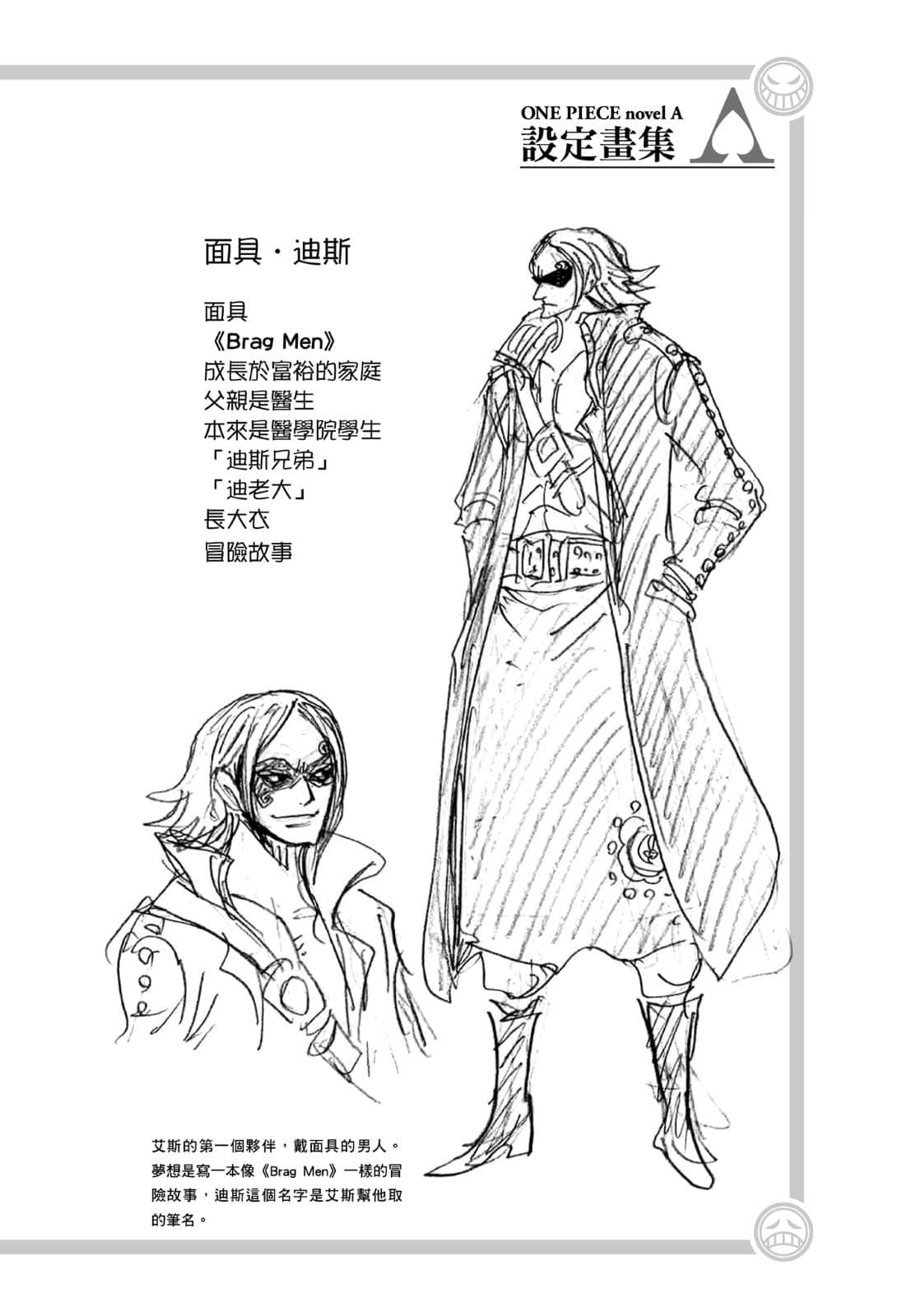 《ONE PIECE 航海王小说 A》1 黑桃海贼团成立篇／作者 ひなたしょう 特别附录插图（4）
