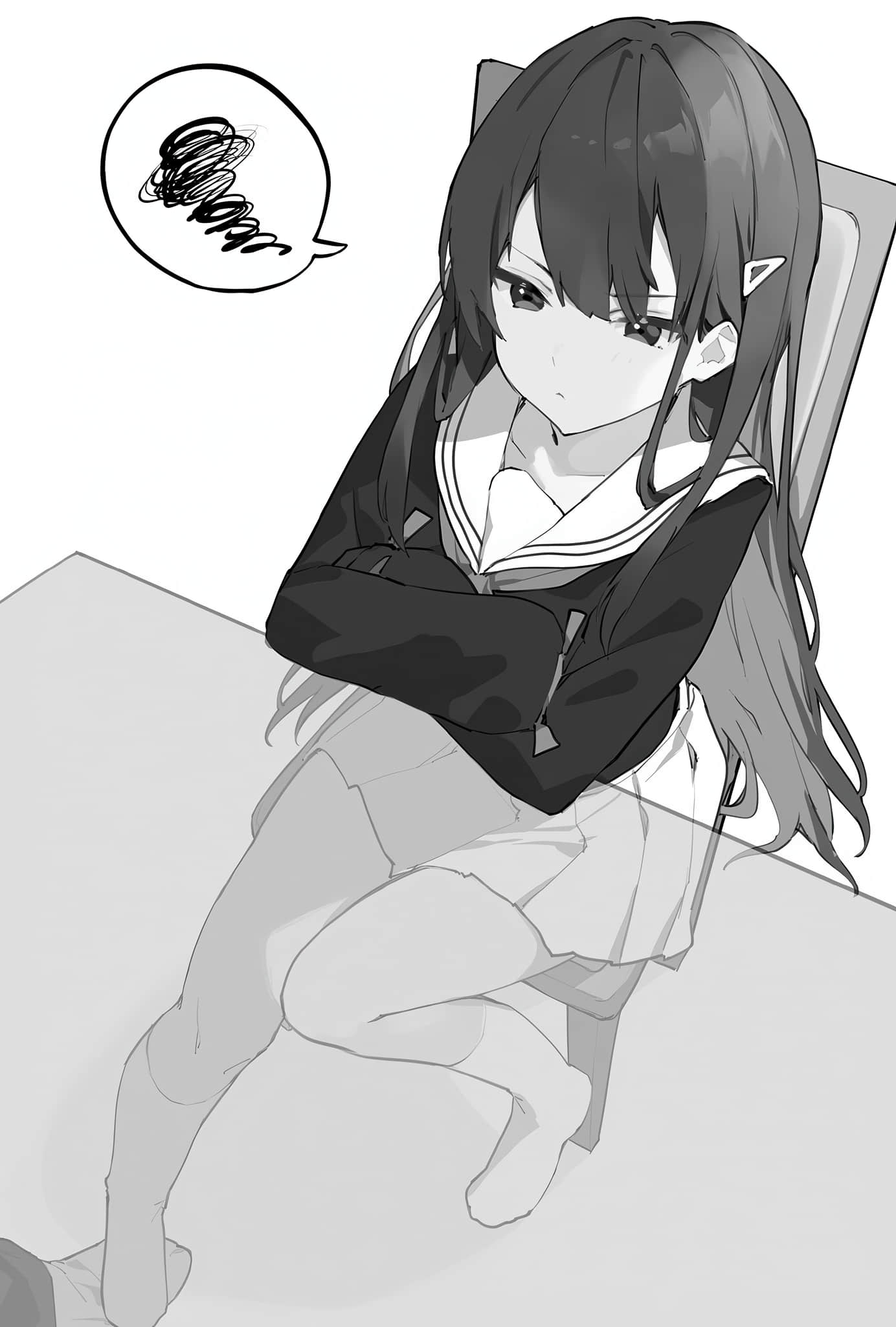 邻座的高岭之花似乎是我前世的妻子。今生好像也超喜欢我。小说插图（24）