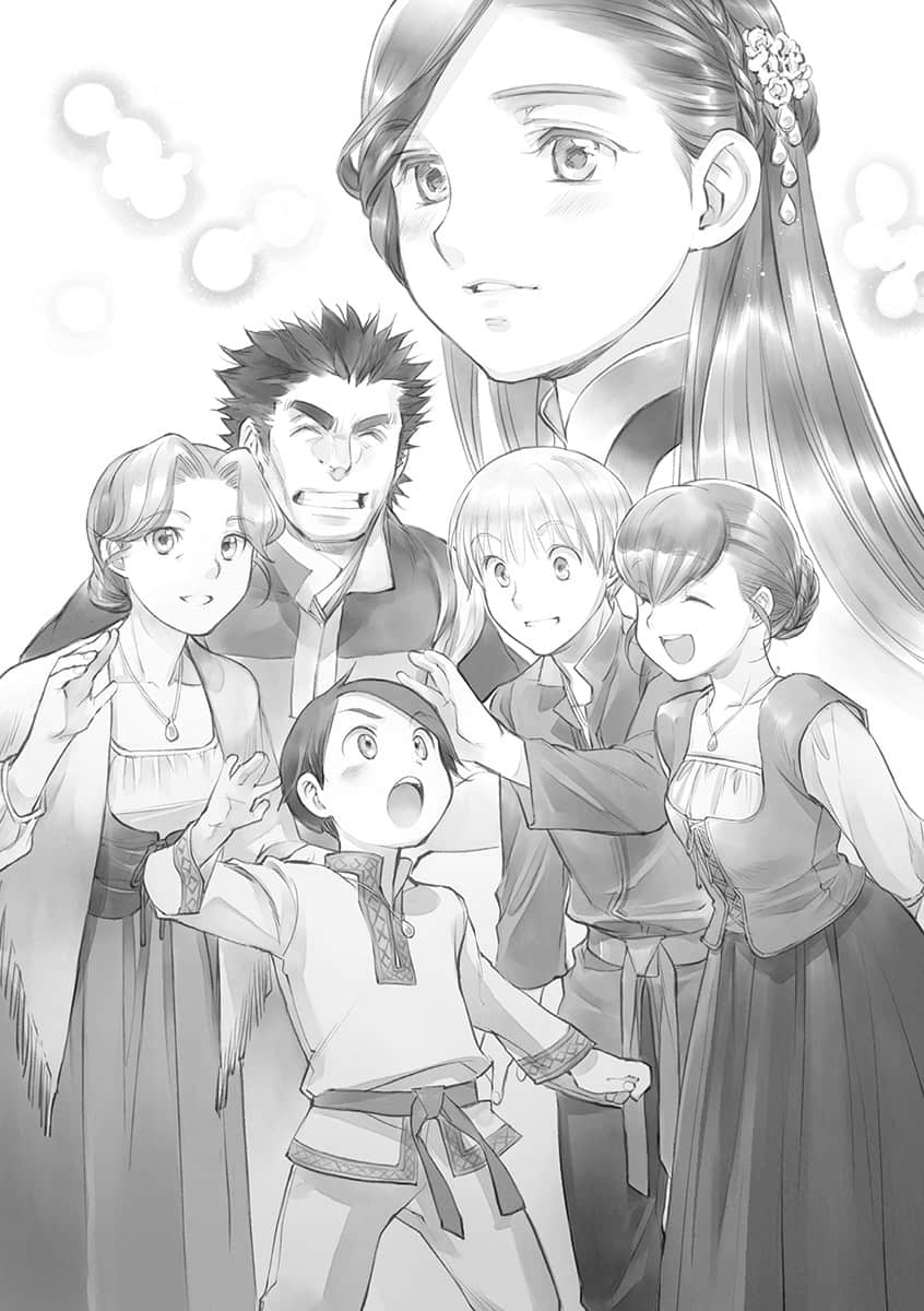 《小书痴的下克上 ～为了成为图书管理员不择手段～》5 女神的化身Ⅶ 加米尔的洗礼仪式插图（1）