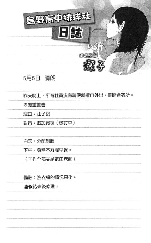 《排球少年!!》1 乌野强化合宿 插图（20）