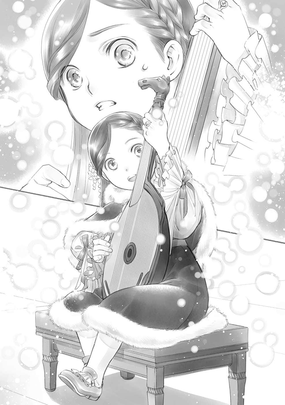 《小书痴的下克上 ～为了成为图书管理员不择手段～》3 领主的养女Ⅲ 洗礼仪式与首次亮相插图（1）