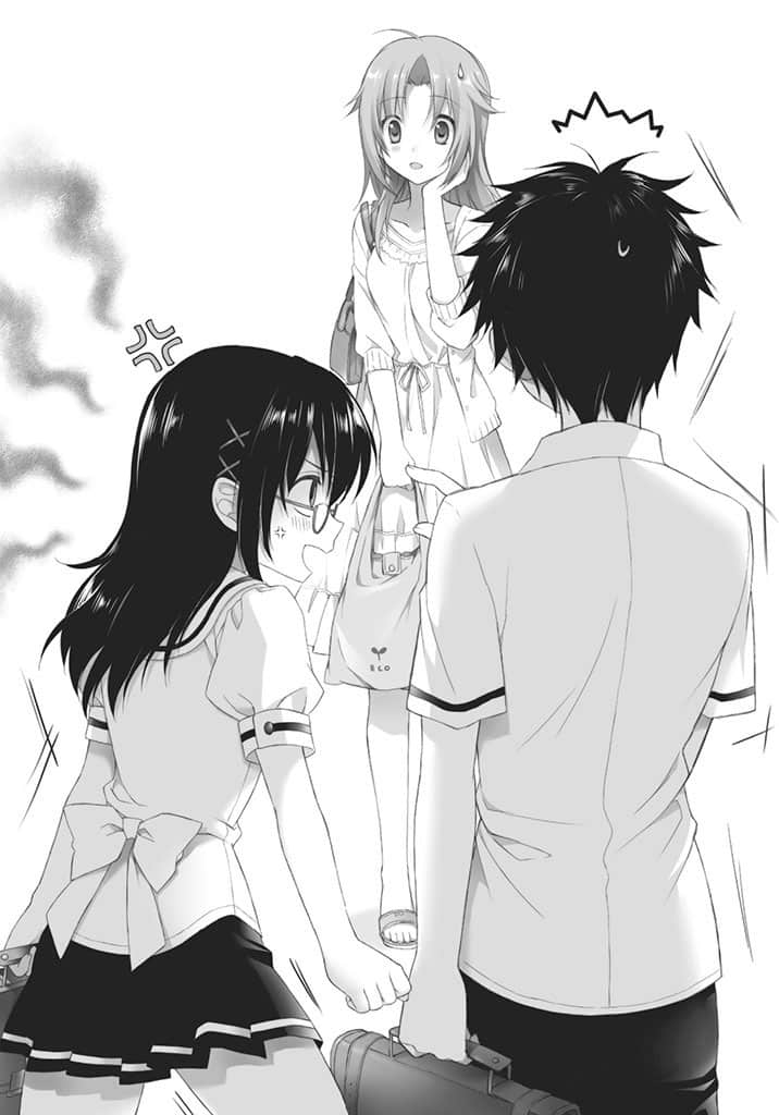 《我們是優等生以上,不良生以下的人。》3 序章 東雲朱裏的小小不滿插圖(1)