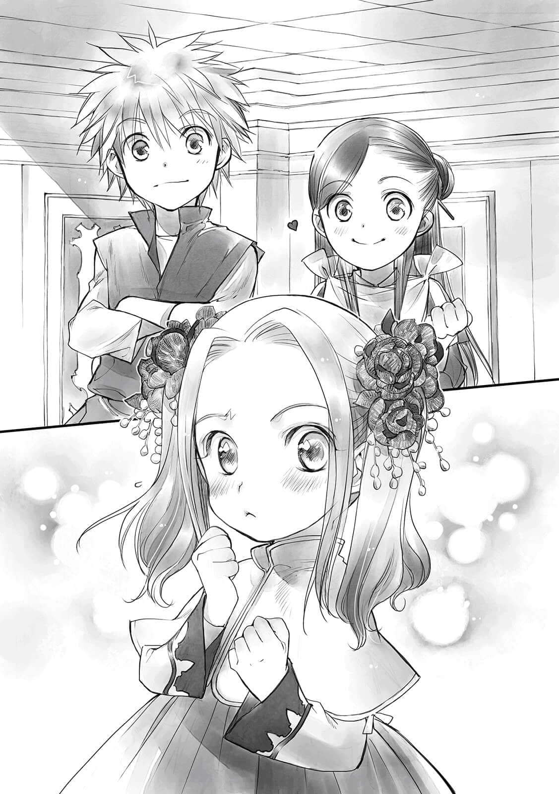 《小书痴的下克上 ～为了成为图书管理员不择手段～》1 士兵的女儿Ⅱ 芙丽妲的发饰插图（1）