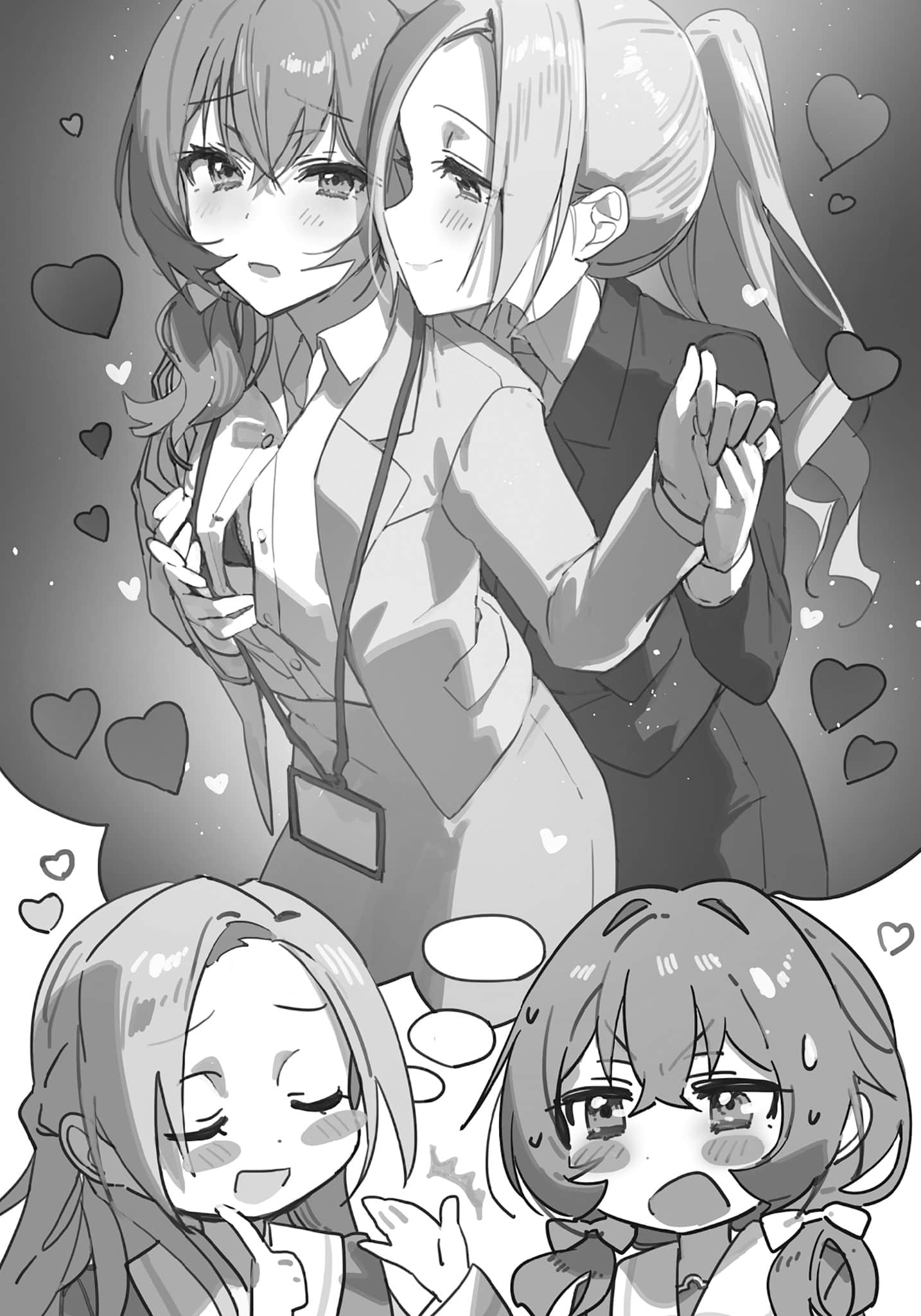 《讓聲稱女性之間不可能的女孩，在百日內徹底淪陷的百合故事。》6 插圖（12）