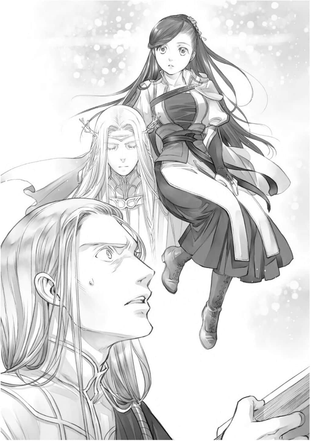 《小书痴的下克上 ～为了成为图书管理员不择手段～》5 女神的化身Ⅹ 杰瓦吉欧 N神的降临插图（1）