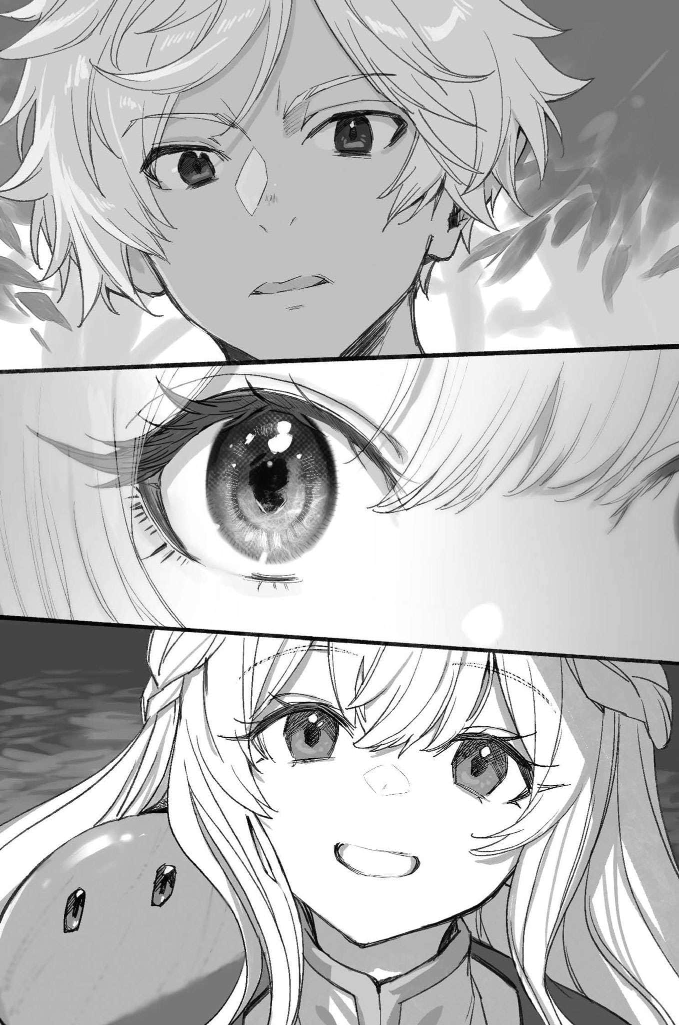 《魔物使少女 ~绿瞳的冒险者~》1 序章 与冒险者的相遇插图(1)