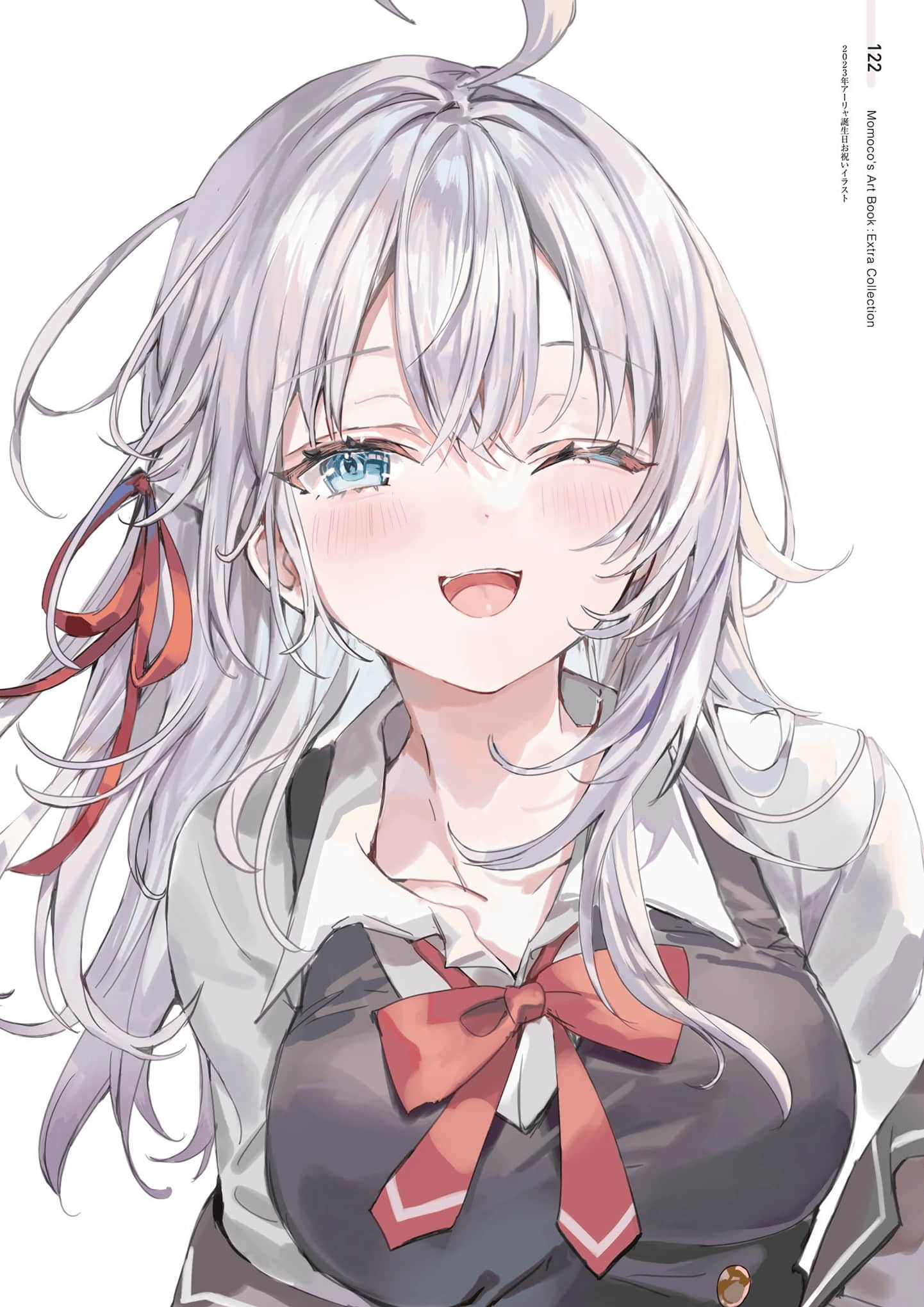 《不时轻声地以俄语遮羞的邻座艾莉同学》ももこ画集 其他插画集锦插图（8）