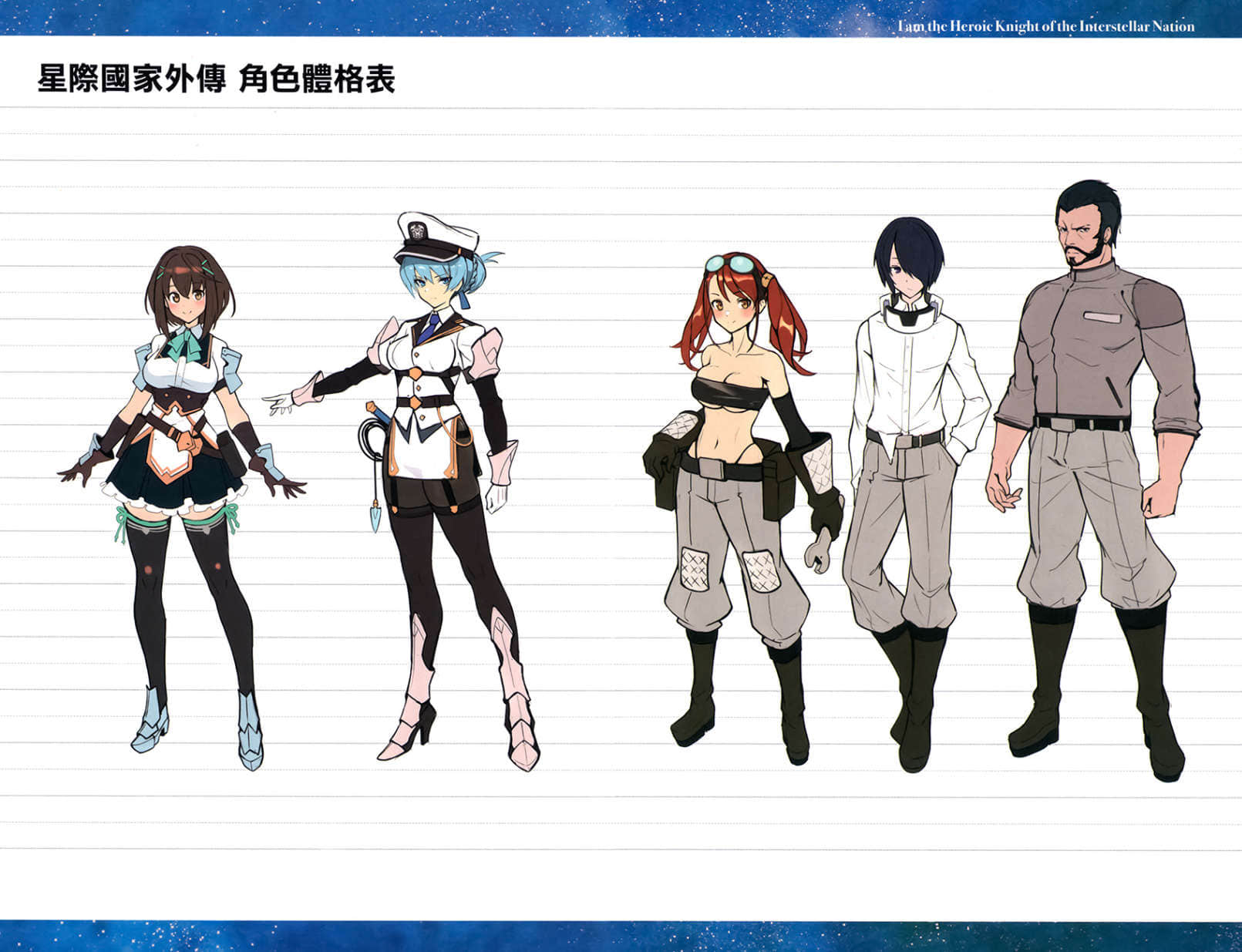 《我是星际国家的英雄骑士！》1 设定资料插图（5）