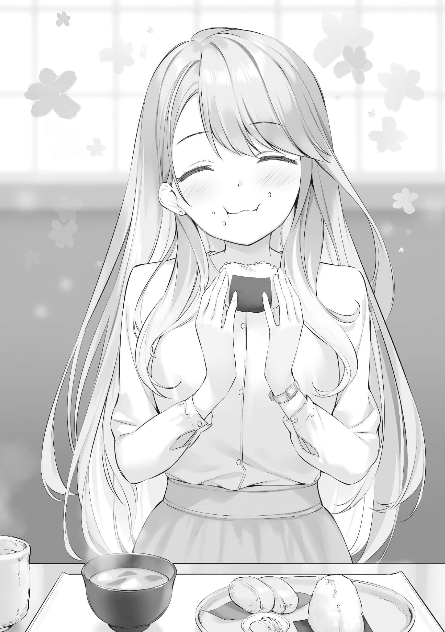 《笨拙但可爱的间宫小姐 ～关于公司的美女公关总赖在我旁边座位这件事～》1 插图（12）