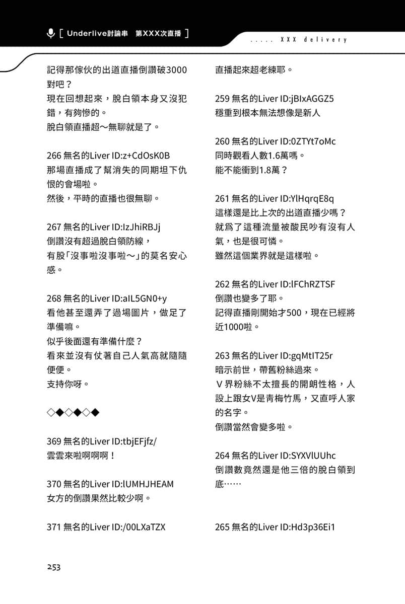 快30歲才轉職成爲VTuber的故事。小說插圖（378）