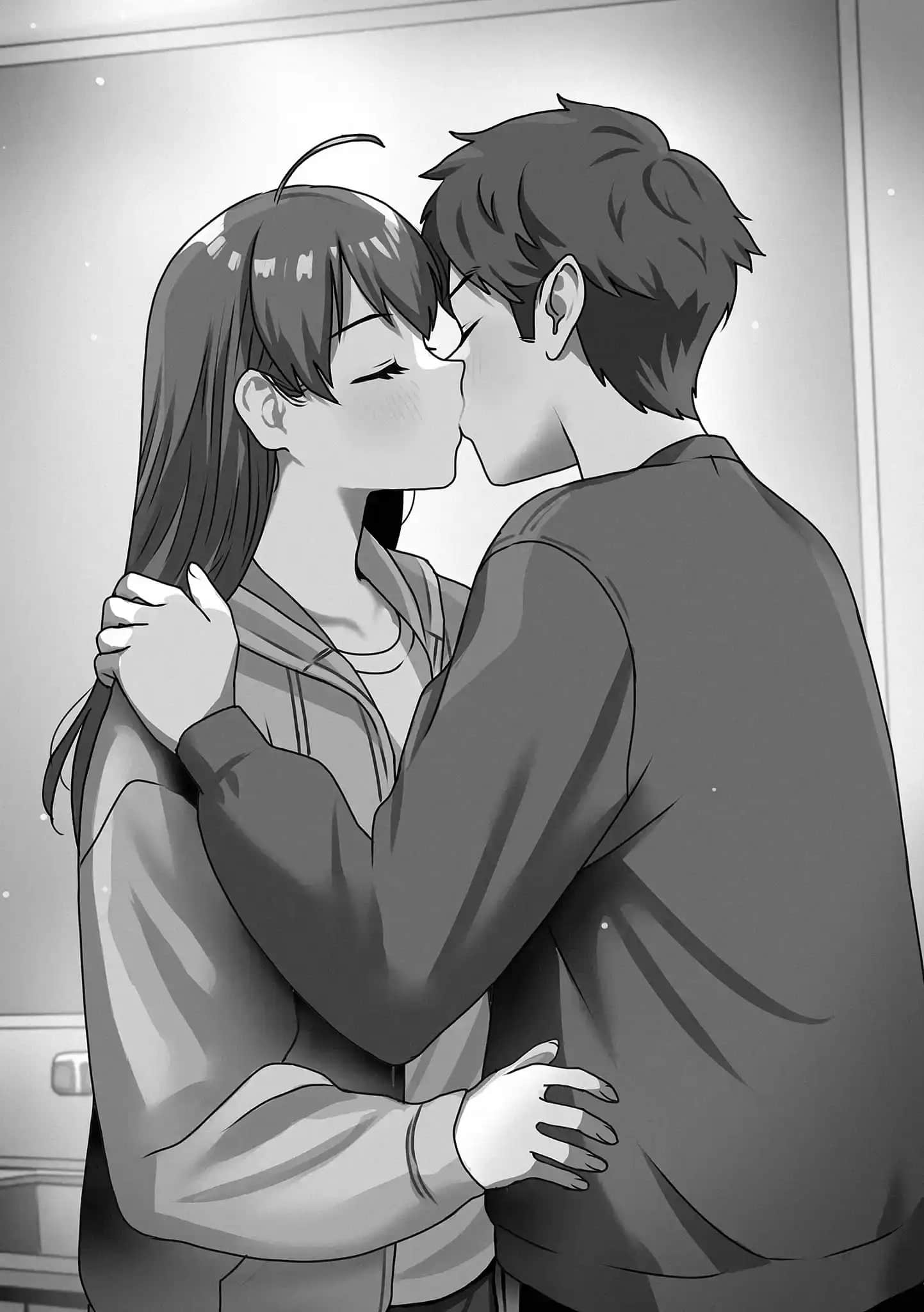 《与营业科的美女同事之间，仅仅是一起吃饭的日常》2 对营业科MN同事，仅仅是坦白心意的日常插图（1）