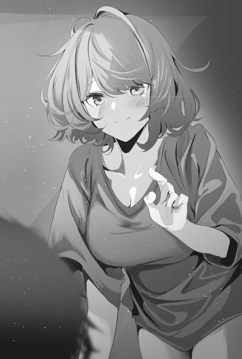 我与学生的禁断之吻。一旦曝光就完了。小说插图（23）