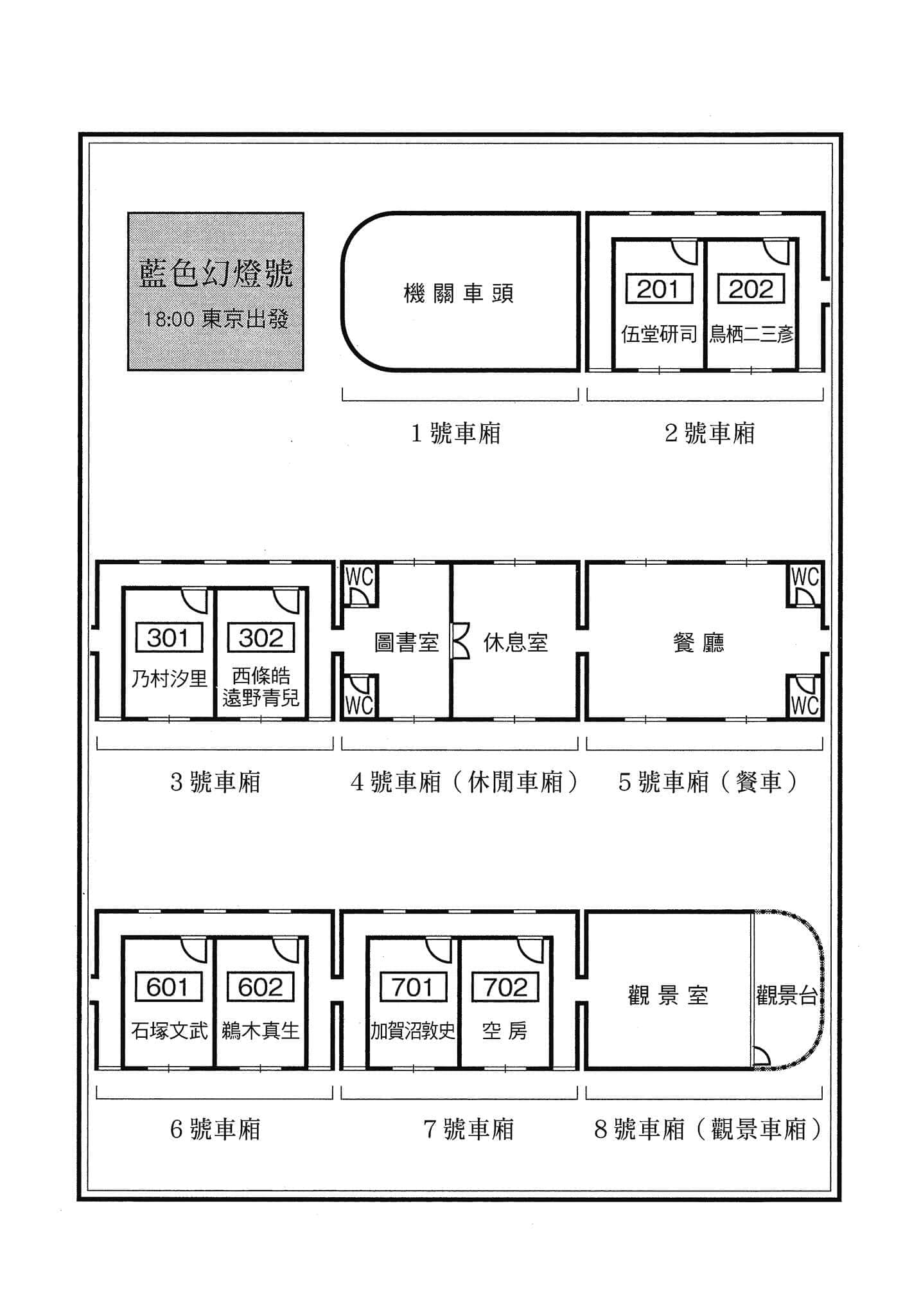 《地獄幽暗亦無花》4 百鬼繚亂夜行列車 插圖（5）