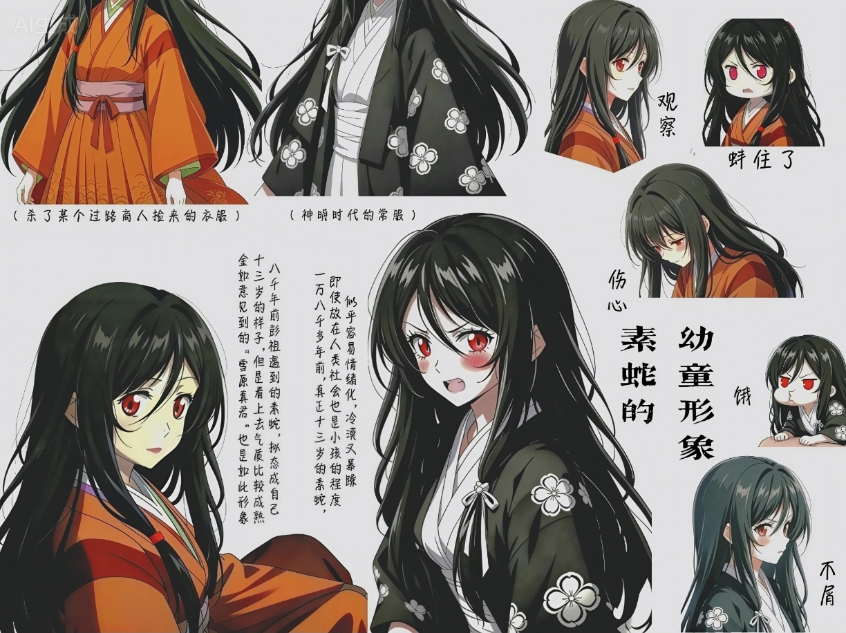 《素蛇青金记》外传 安乐死 安乐死.二 素蛇插图（1）