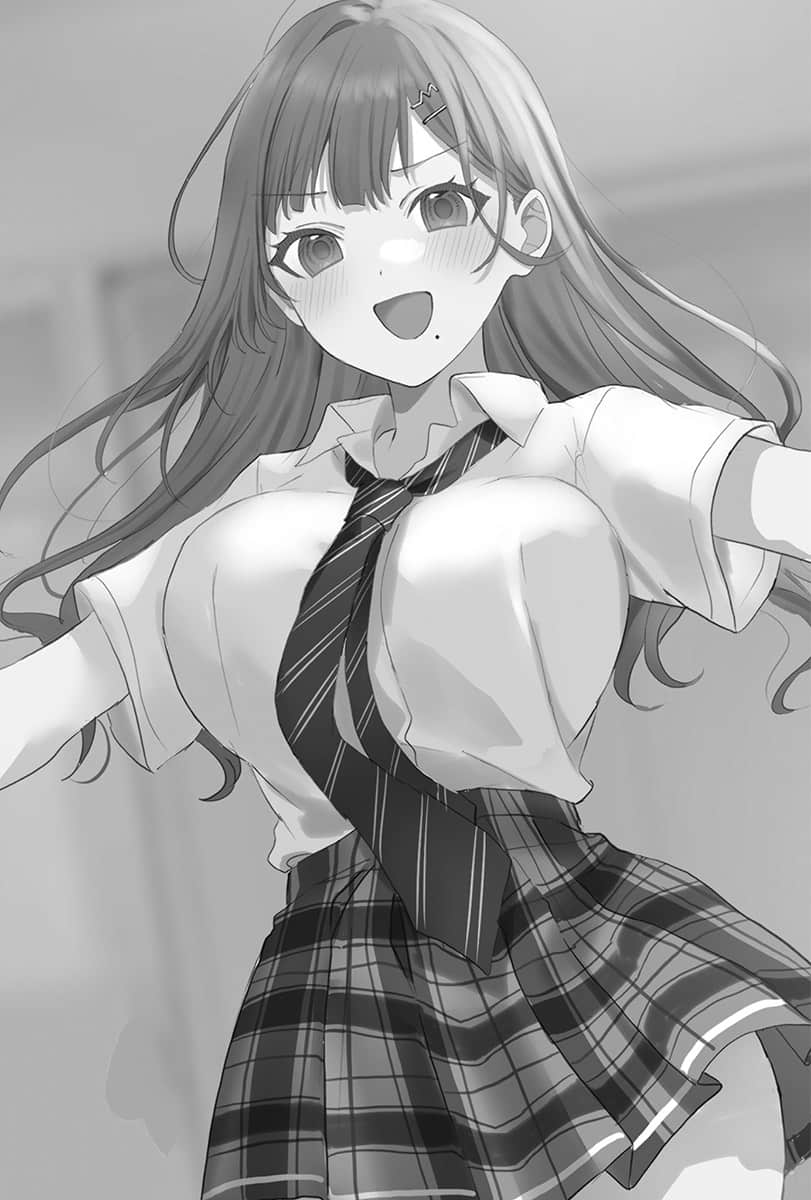 《鄰座的不良少女清水同學染黑了頭髮》4 第一章 與清水同學一起決定表演內容插圖（1）