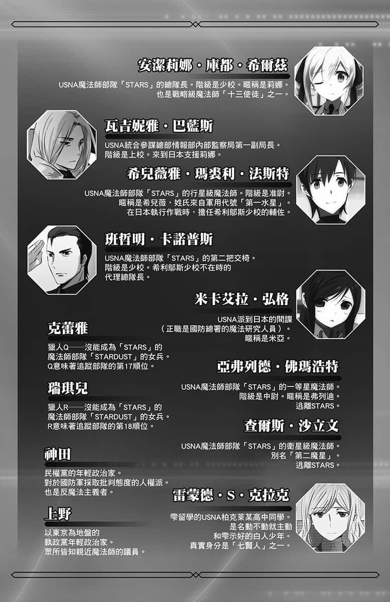 《魔法科高中的劣等生》32 毕业篇 角S介绍插图（9）