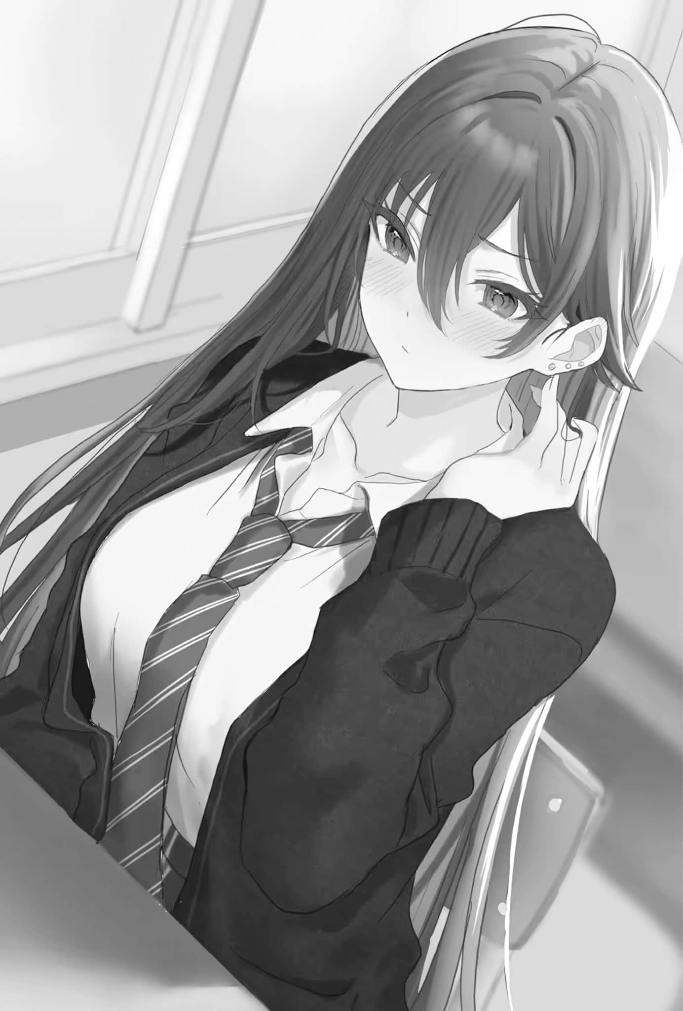 邻座的不良少女清水同学染黑了头发小说插图（2）