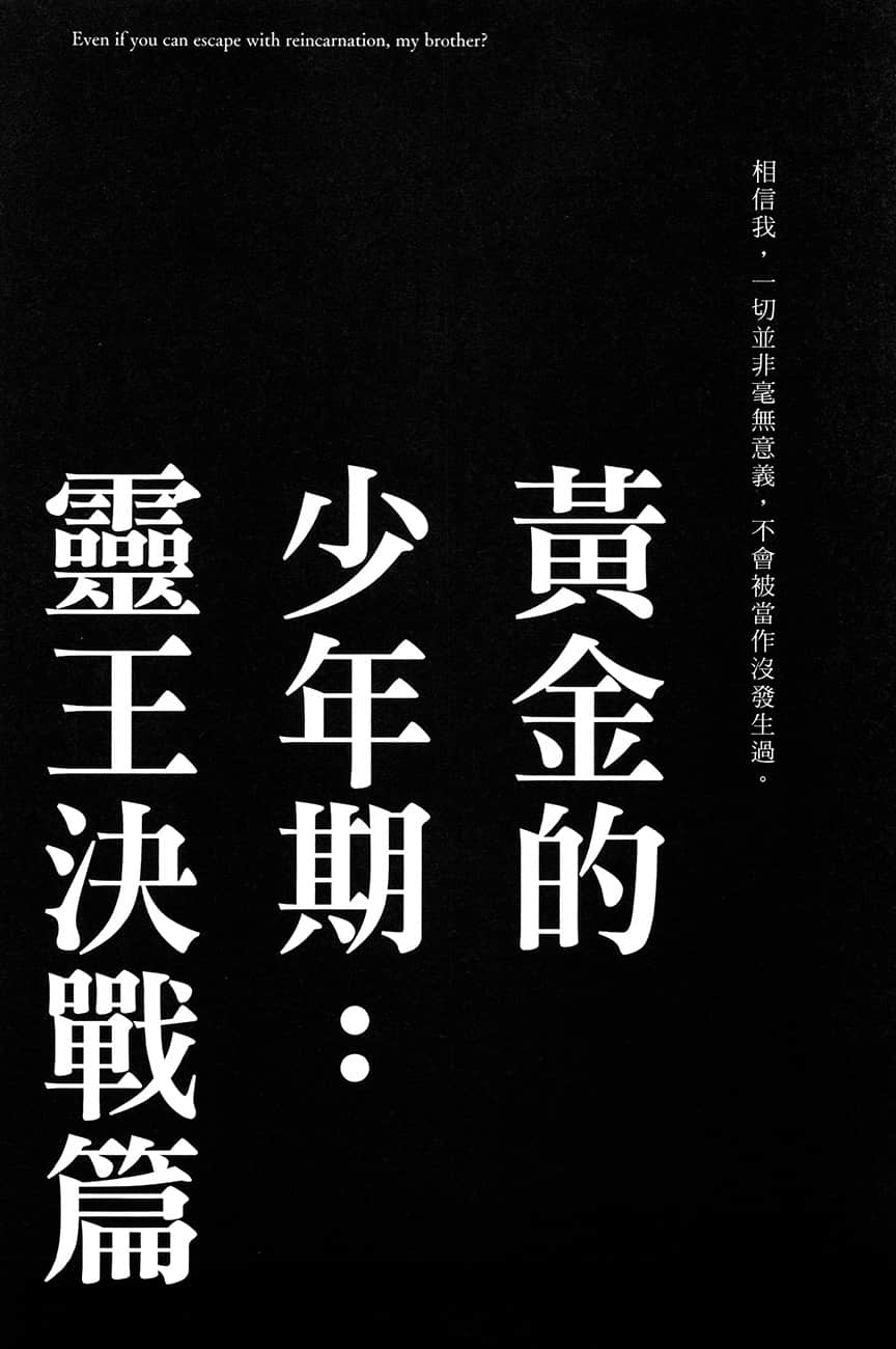 《你以为区区转生就逃得了吗，哥哥？》3 黄金的少年期：灵王决战篇插图（1）
