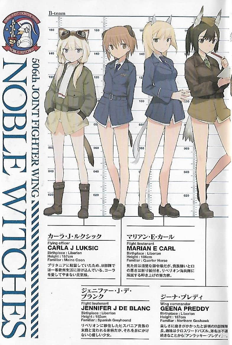 《高贵魔女 第506统合战斗飞行团》2 混战！ 人物介绍插图（2）