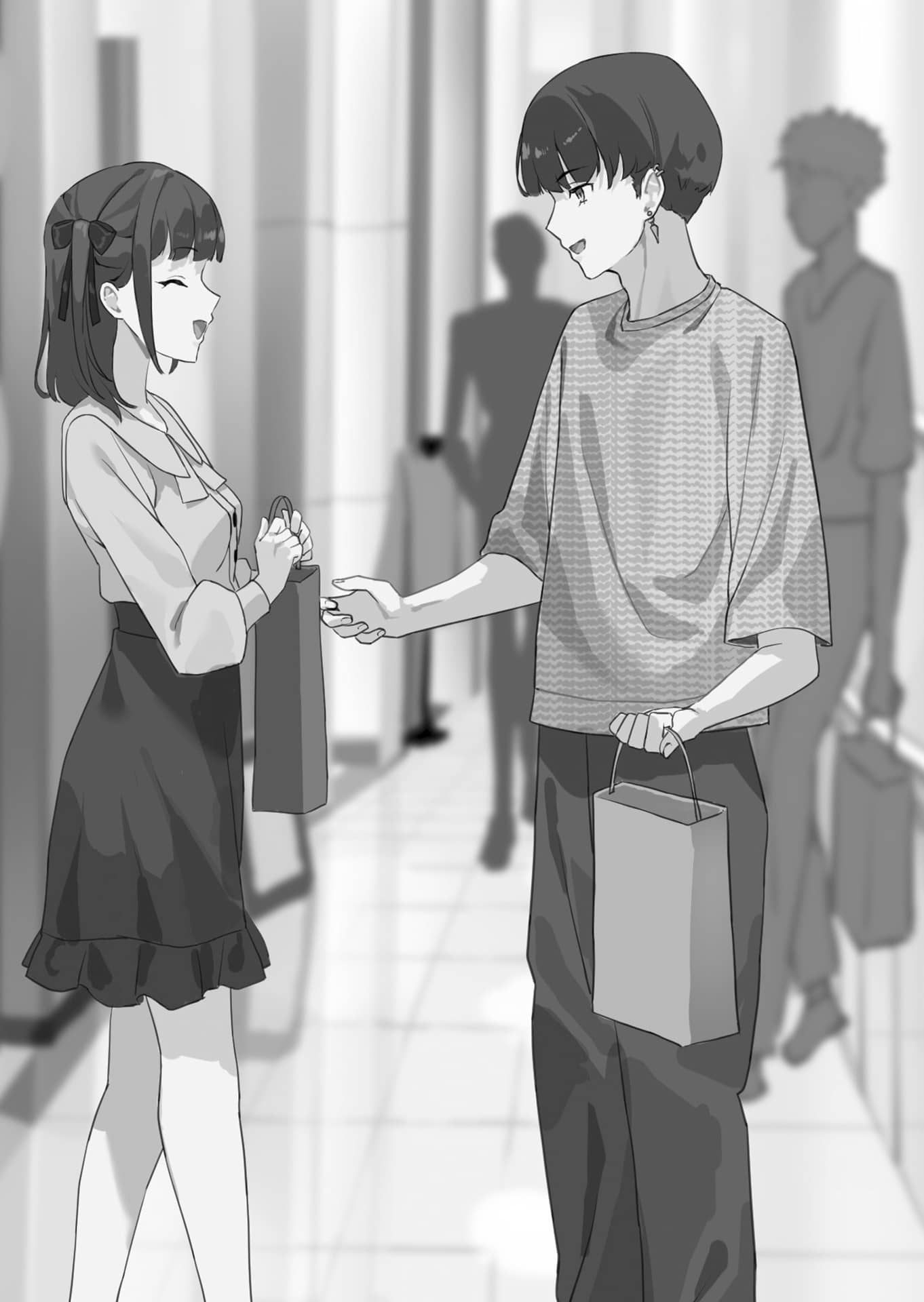 《帮辣妹修好脚踏车后,她就缠上我了》第四卷 机翻 〈3〉插图(1)