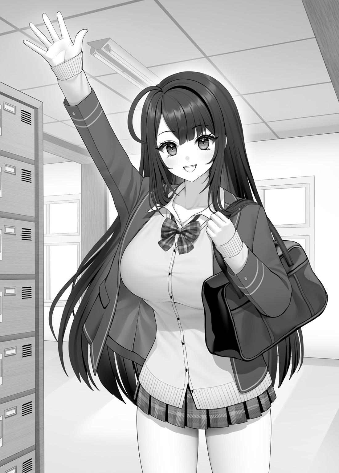 《書呆子君與祕密賬號小姐》第一卷 終章插圖（1）