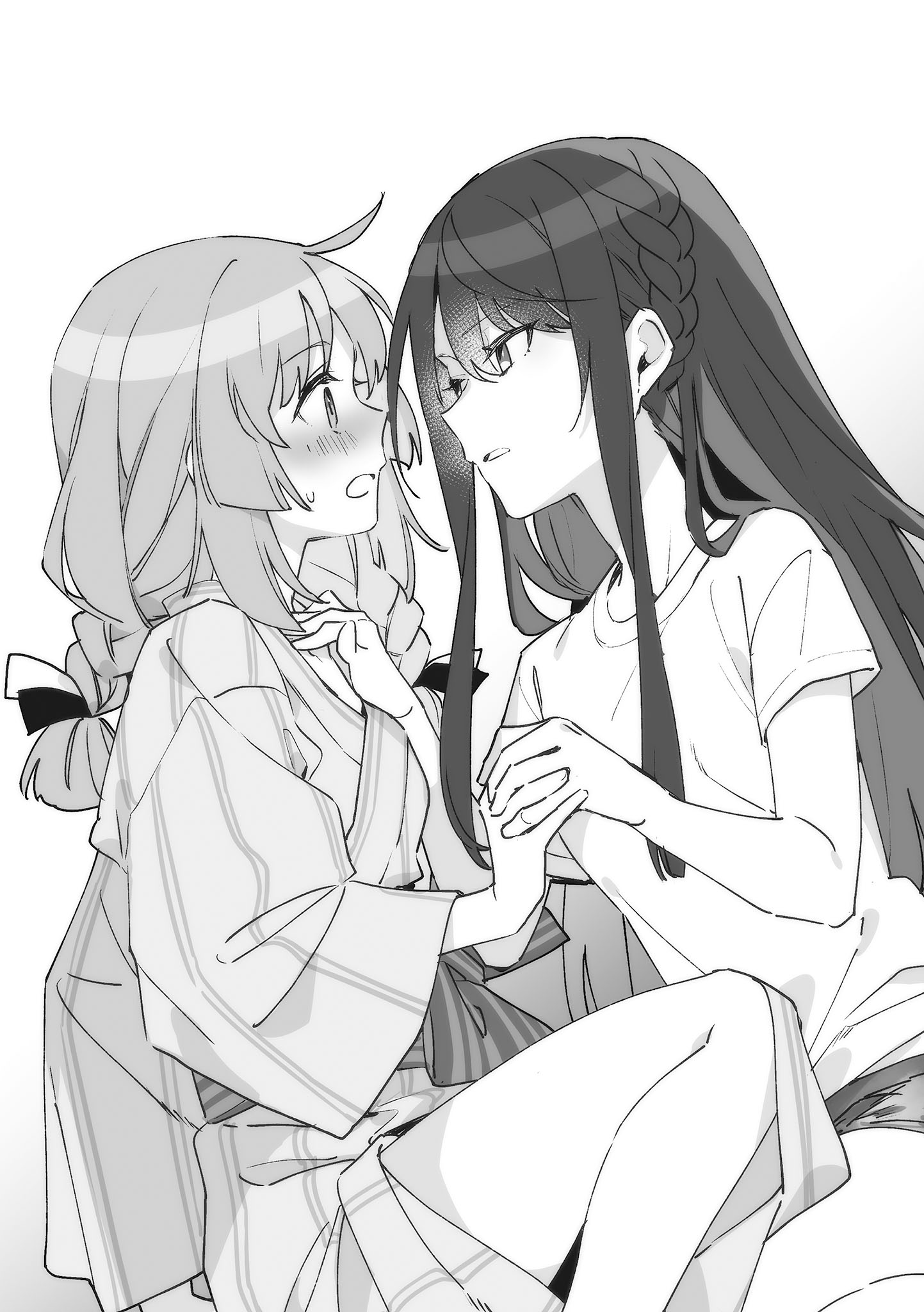《转校后遇到的清纯可爱美少女，是我曾经误当男生一起玩的青梅竹马[Web版]》第四卷 机翻 第3话　比翼鸟，连理枝插图（1）