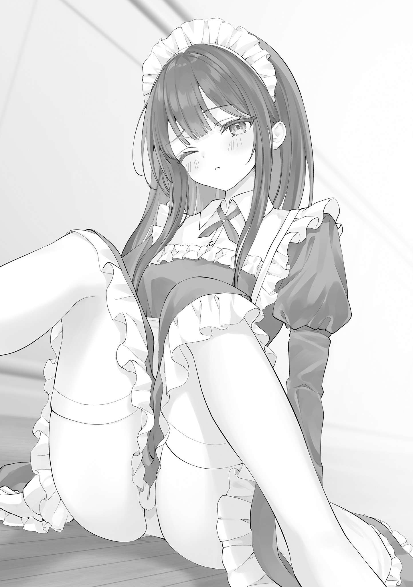 《把喜欢的女生收作女仆后，她居然在我的房间里偷偷地搞些什么》第三卷 插图（7）