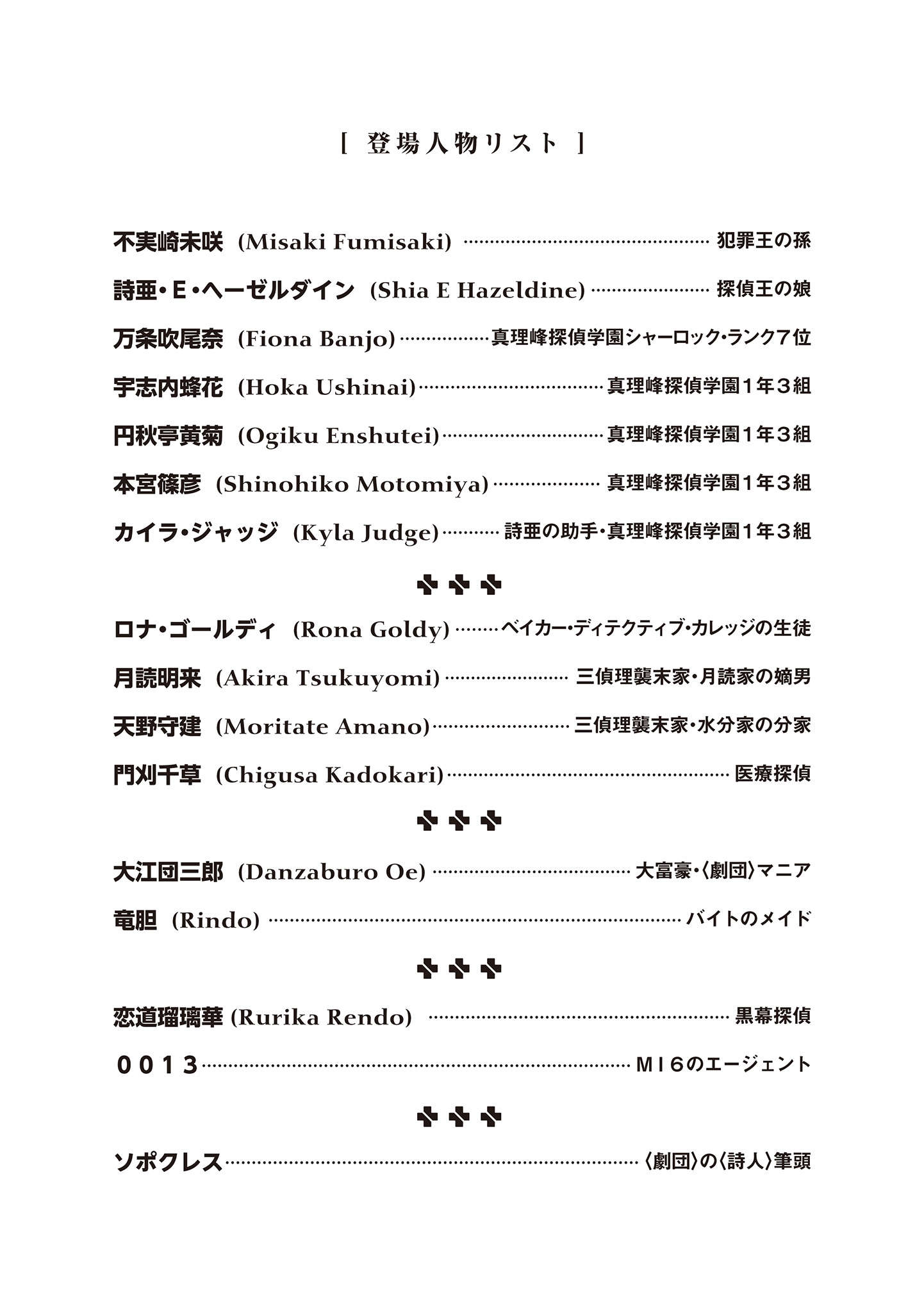 《夏洛克+偵探學園》第二卷 Logic.2 麥克白·傑克·傑克 插圖插圖（6）