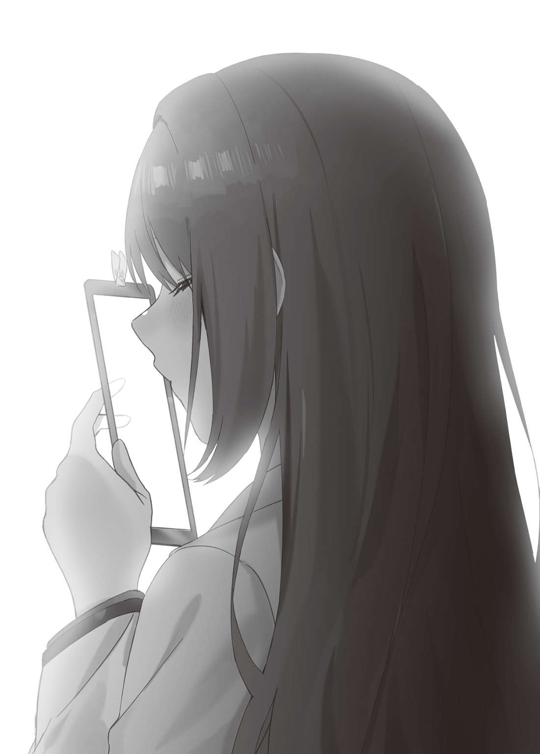 《不知不觉我好像吸引了学校第一的美少女 - 午前の绿茶》第一卷 当我对兼职地方的商量对象说起我所思念的人的事情的时候不知为何她开始害羞了起来 插图插图(14)