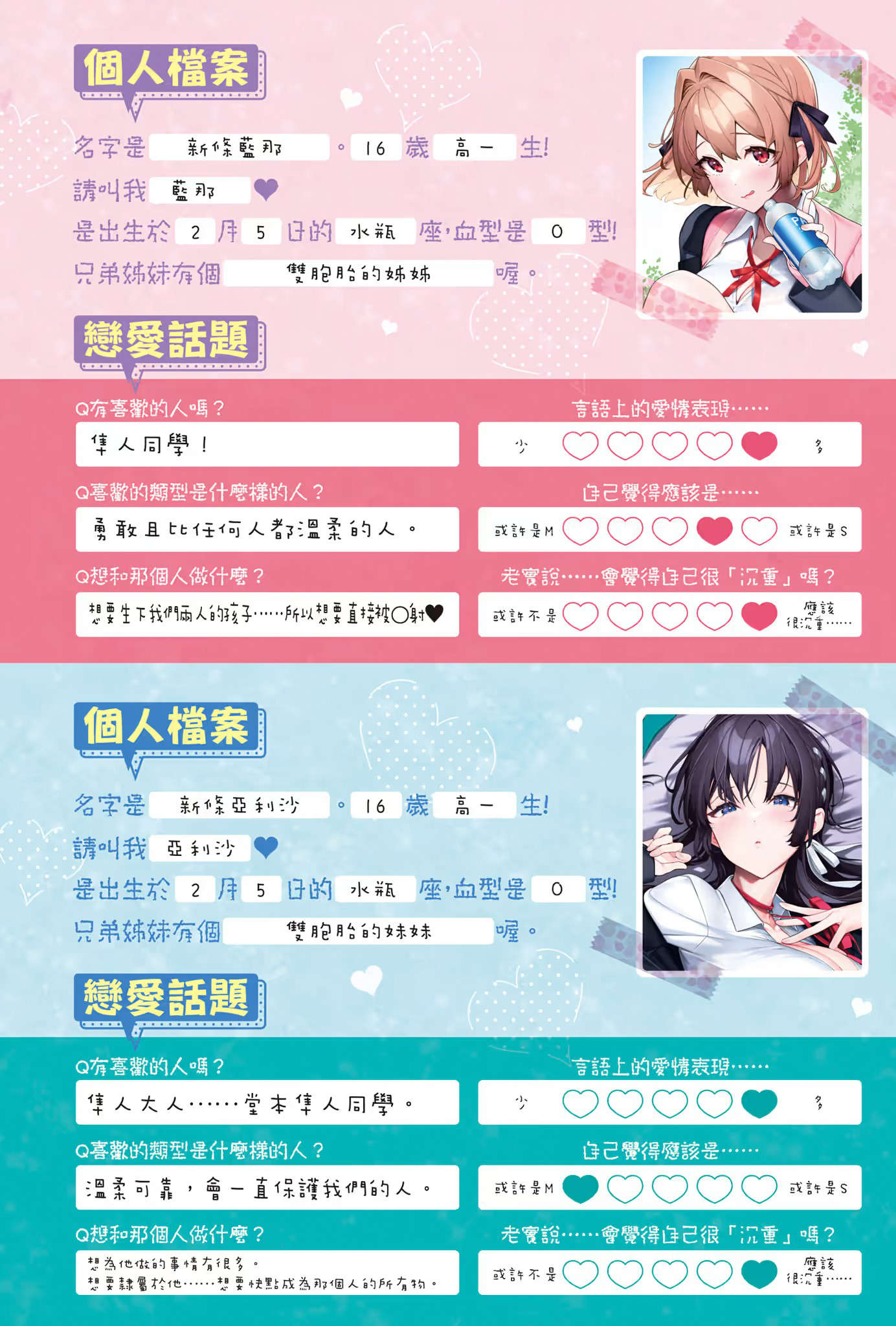 《匿名拯救了厭男美女姊妹後會發生什麼事?》第一卷 插圖（3）