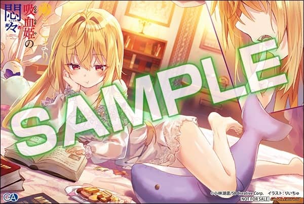 《家里蹲吸血姬的苦闷[Web版]》第一卷 封面，彩插及简介插图（5）